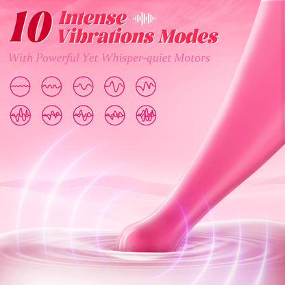 Clitoral Vibrator Sex Toys for Women, Vibrators Clit G-Spot Nipple Stimulator, High Frequency Personal Massager Wand Dildo Sex Toy for Clitoris with 10 Modes Sex Toy4woman Adult Sex Toys Anal Sex Toys