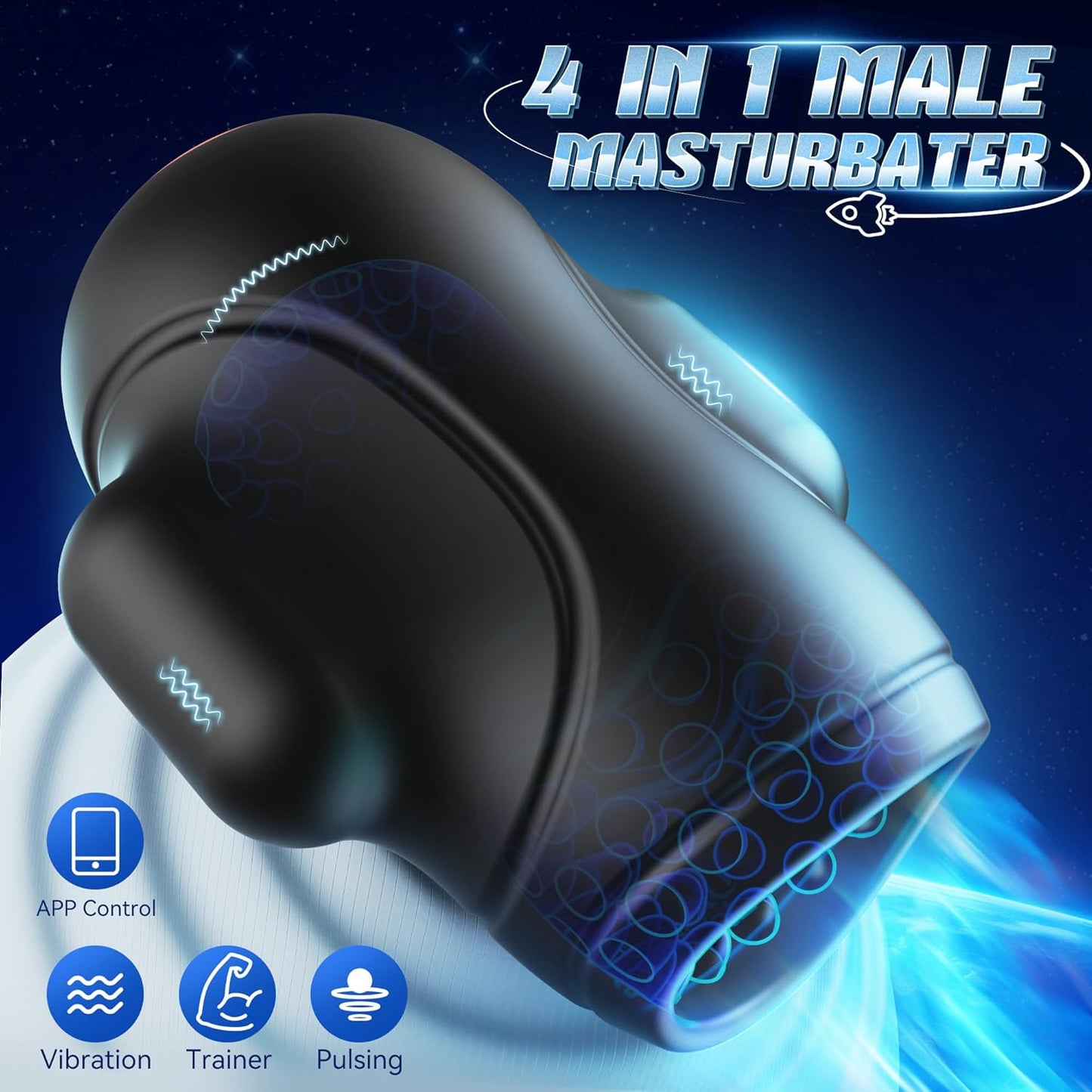 Masturbator Sex Toys Male Masturbator Penis Trainer 10 Vibrating Modes APP Control Male Sex Toys Adult Toys Male Mastutbators Penis Vibrators Sex Toys4mens UK, Male Sex Toys Stroker Sex Toys for Men